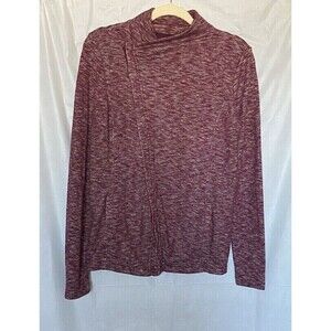 G.H. Bass & Co. Long Sleeve Diagonal Full Zip Sweater Women's Sz. M